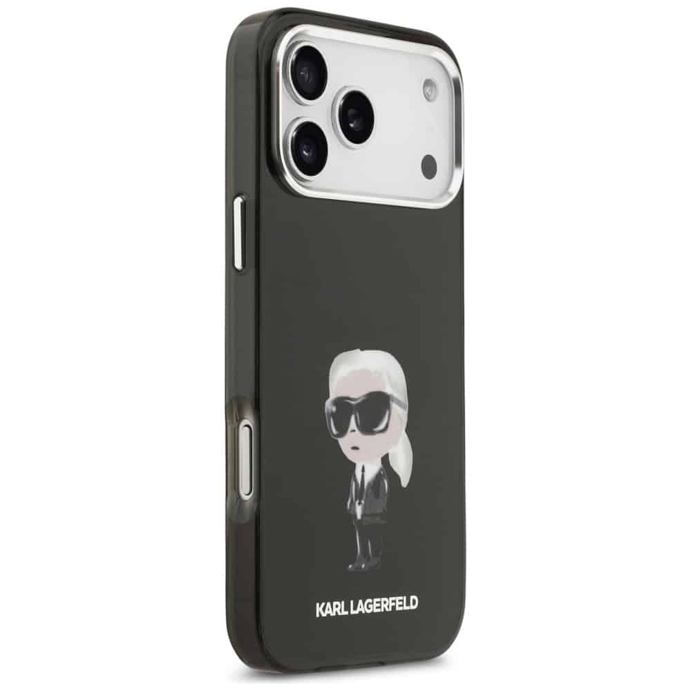 Karl Lagerfeld IML Aquarelle Karl & Logo - θήκη για Apple iPhone 17 Pro Max - Μαύρο - Image 4