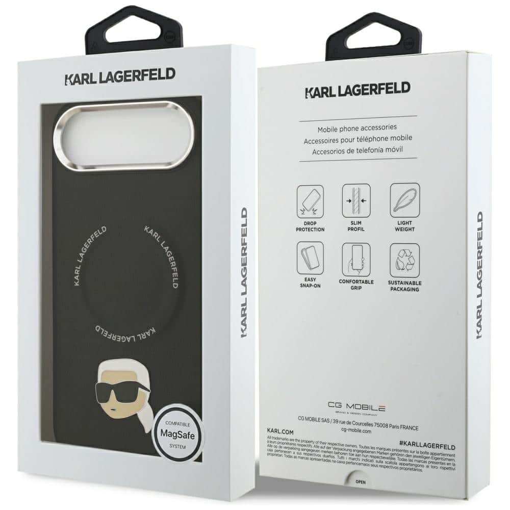 Karl Lagerfeld Karl Pin MagSafe - θήκη για Apple iPhone Air - Μαύρο - Image 8