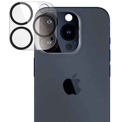 Μαύρος προστάτης φακού κάμερας PanzerGlass Picture Perfect για iPhone 15 Pro και 15 Pro Max