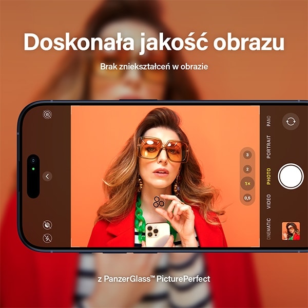 Panzerglass Picture Perfect iPhone 15 Pro 6.1" / 15 Pro Max 6.7" Black 1137 Camera Lens - Image 5