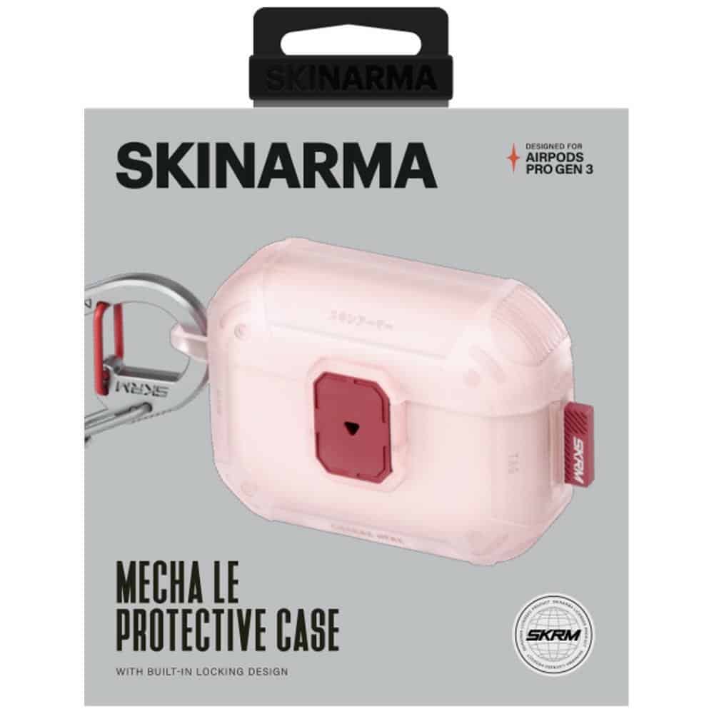 Case Skinarma Mecha Le For Airpods Pro 3 Frost Blush - Image 4