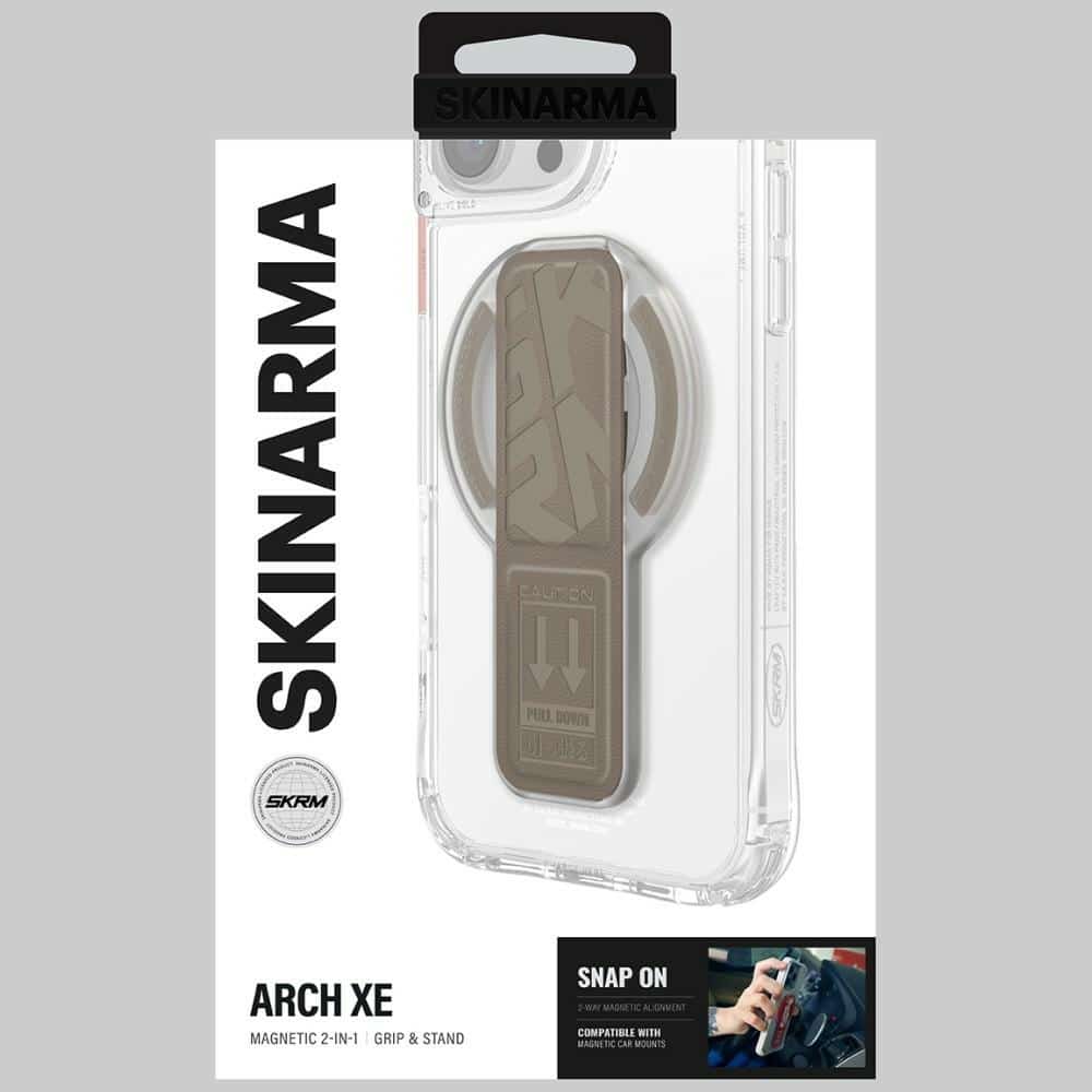 Magnetic Handle Skinarma Arch Xe Phaze Smart Grip-Stand Champagne - Image 4