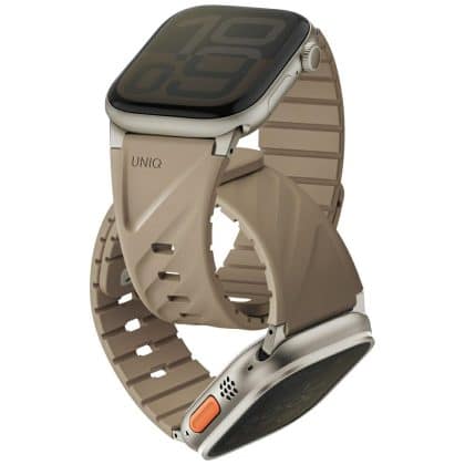 Strap Uniq Fluo για Apple Watch 49/46/45/44/42/41/40mm Magnetic Beige