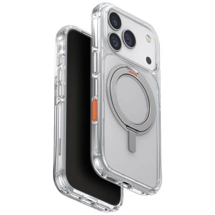 Uniq Swivix Case For iPhone 17 Pro 360 Rotating Kickstand Transparent