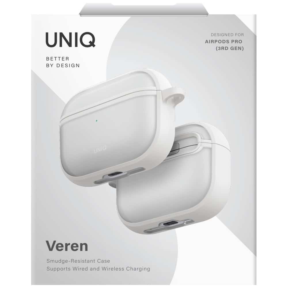 Case Uniq Veren For Airpods Pro 3 White - Image 5