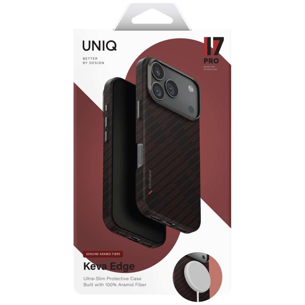 UNIQ Keva EDGE Magclick Charging - θήκη για Apple iPhone 17 Pro - Πορτοκαλί - Image 6