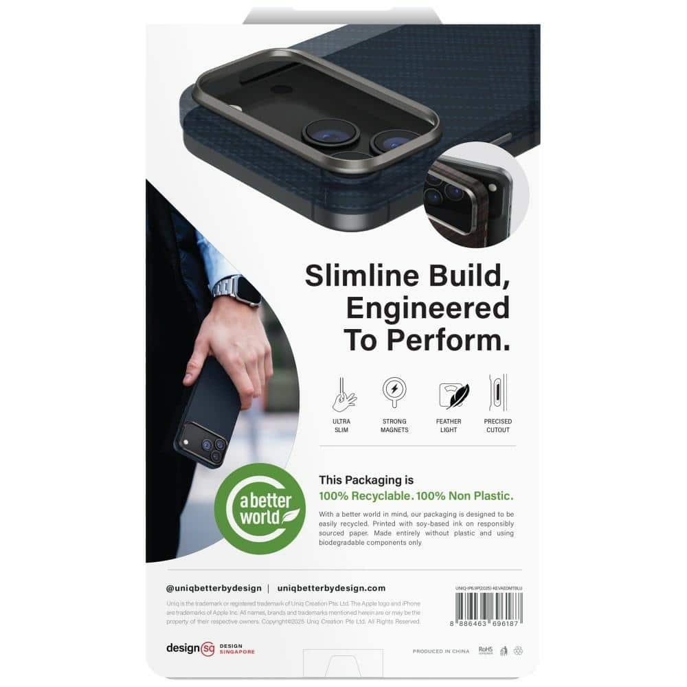 UNIQ Keva EDGE Magclick Charging - θήκη για Apple iPhone 17 Pro Max - Μπλε - Image 7