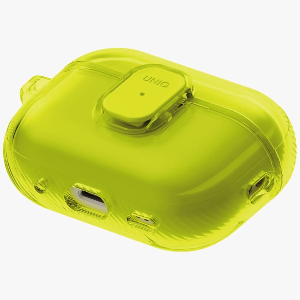 Case Uniq Glase Pro For Airpods Pro 3 Lock Case Yellow - Image 5