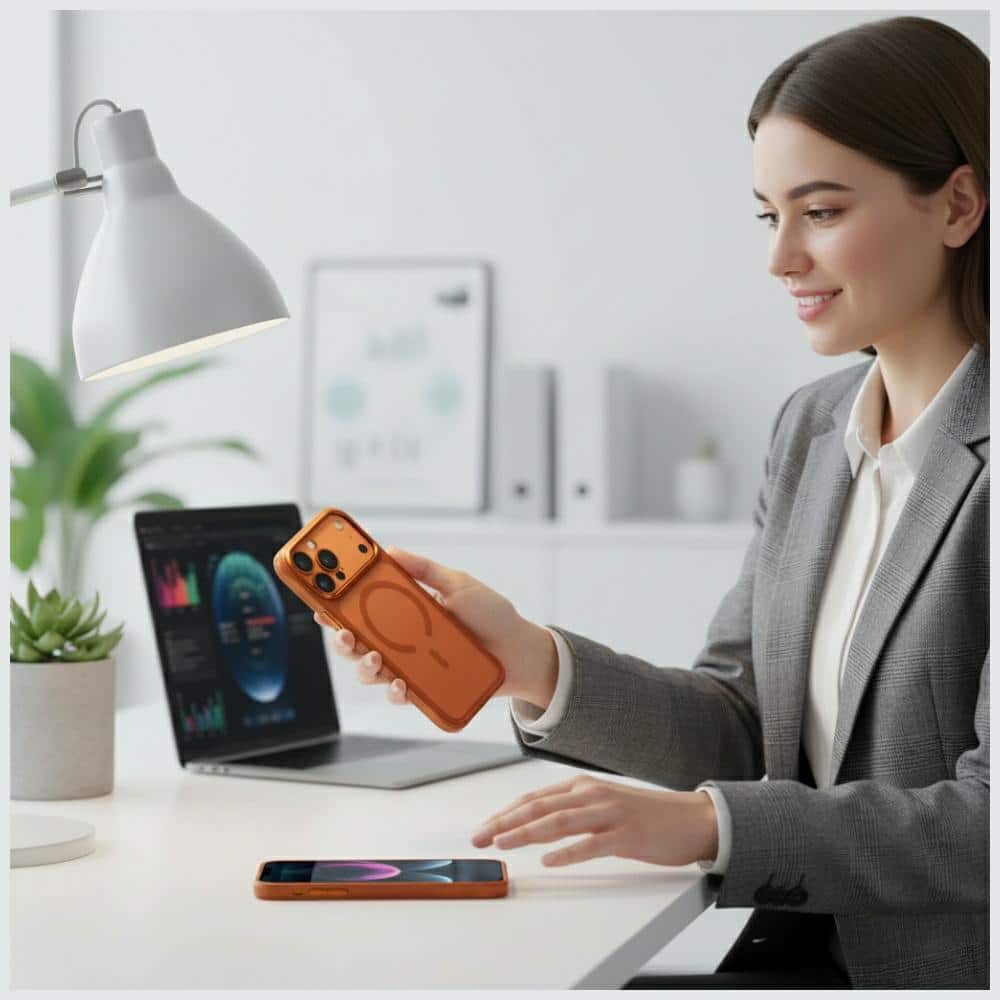 UNIQ Veren - θήκη για Apple iPhone 17 Pro - Πορτοκαλί - Image 5
