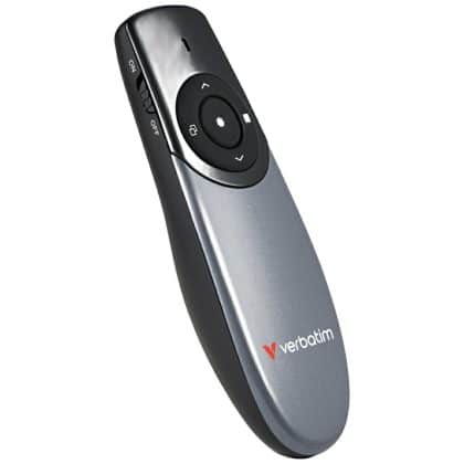 Presenter Verbatim Focus With Laser Pointer Grey 32365