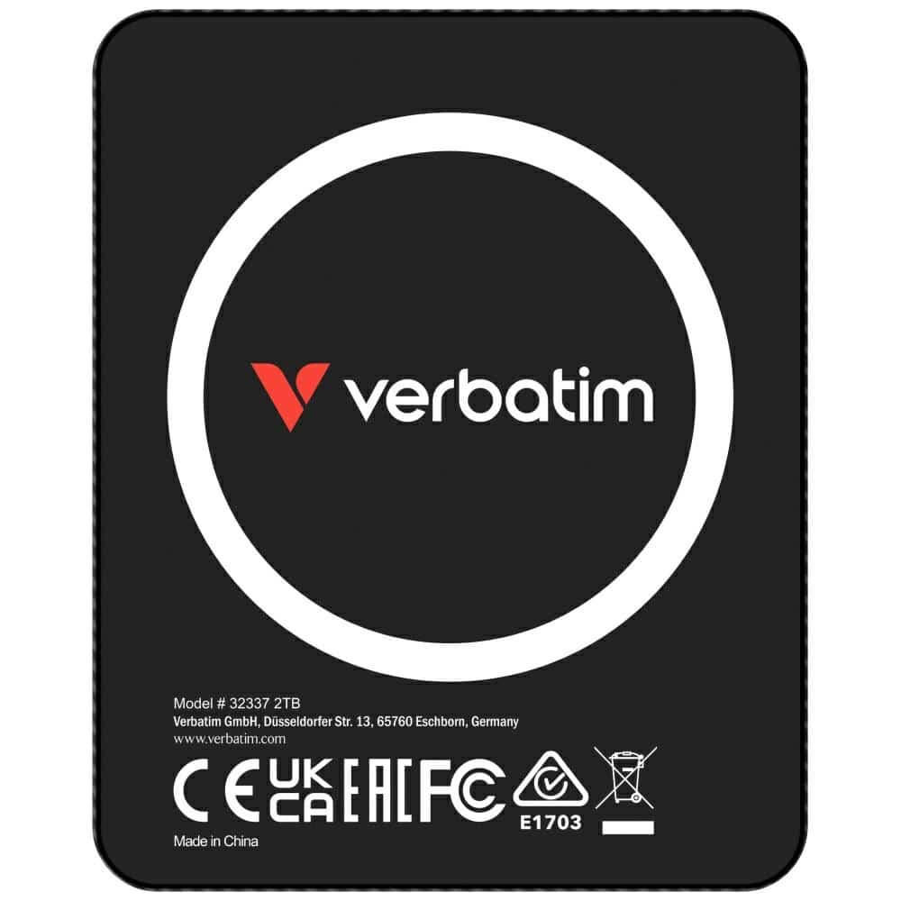 External Drive Verbatim Snapback Ultra Slim Ssd 2tb Black 32337 - Image 5