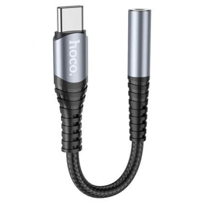 Usb-C To 3.5mm Audio Adapter Hoco Ls33, Grey