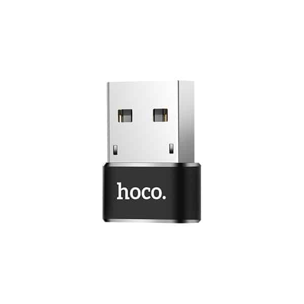 Usb-C To Usb-A Adapter Hoco Ua6, Black - Image 2