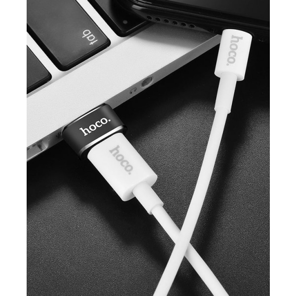 Usb-C To Usb-A Adapter Hoco Ua6, Black - Image 4