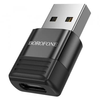 Usb-C To Usb-A Adapter Borofone Bv18, Black