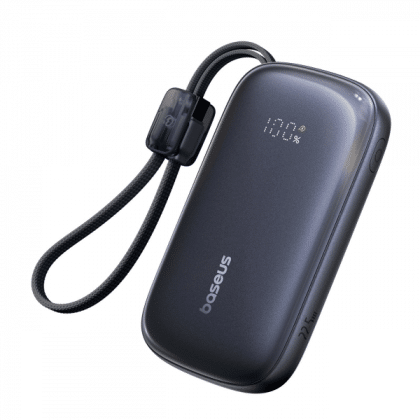 Powerbank Baseus Enerfill Fc21 Qpow3 Ultra, 10000mah, 22.5w, Qc + Pd, Black
