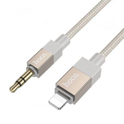 3.5mm To Lightning Audio Καλώδιο Hoco Upa32a, 1m, Gold