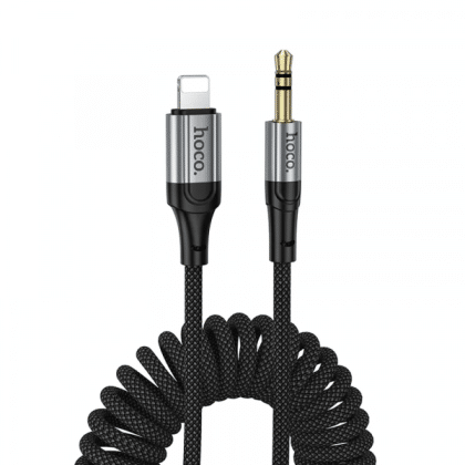 Lightning To 3.5mm Audio Καλώδιο Hoco Upa33a, 1.5m, Black