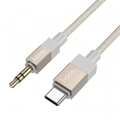 Usb-C To 3.5mm Audio Καλώδιο Hoco Upa32b, 1m, Gold