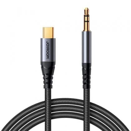 Usb-C To 3.5mm Audio Καλώδιο Joyroom, 1.2m, Black Sy-A07