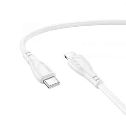 Usb-C To Lightning Καλώδιο Borofone Bx121 Energy, 27w, 1m, White