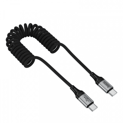 Usb-C To Usb-C Καλώδιο Hoco X121, 60w, 3a, 1.5m, Black