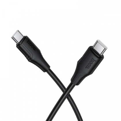 Usb-C To Usb-C Καλώδιο Hoco X124, 60w, 3a, 1m, Black