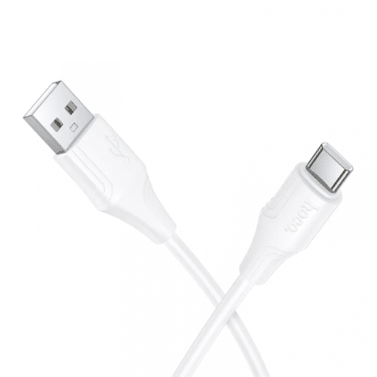 Usb-A To Usb-C Καλώδιο Hoco X124, 18w, 3a, 1m, White