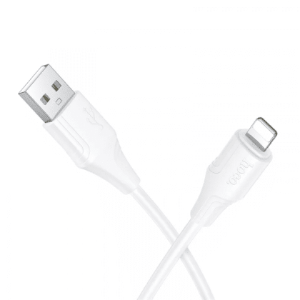 Usb-A To Lightning Καλώδιο Hoco X124, 27w, 2.4a, 1m, White