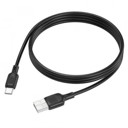 Usb-A To Usb-C Καλώδιο Borofone Bx113 Lenny, 18w, 3a, 1m, Black