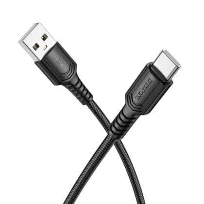 Usb-A To Usb-C Καλώδιο Borofone Bx116 Certain, 18w, 3a, 1m, Black
