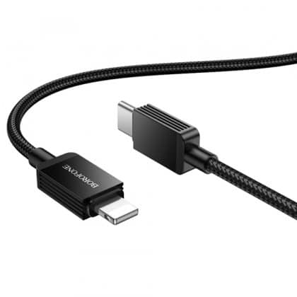 Usb-C To Lightning Καλώδιο Borofone Bx120 Placer, 27w, 1m, Black