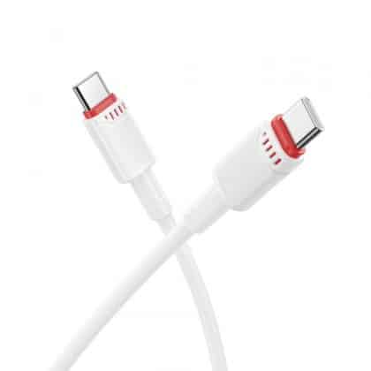 Usb-C To Usb-C Καλώδιο Borofone Bx110 Beneficio, 60w, 3a, 1m, White