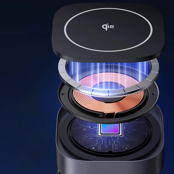 Wireless Charger Ugreen W702 3in1, 20w, 1.67a, 1 X Usb-C, Black - Image 5