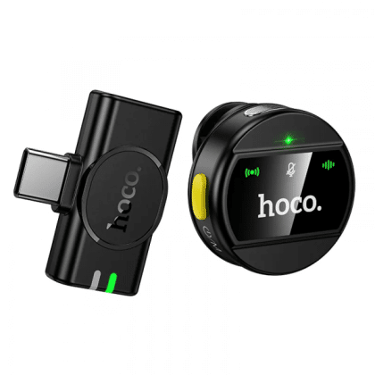 Wireless Microphone Hoco L21, Usb-C, Black
