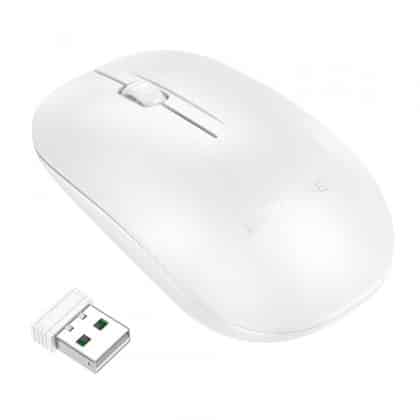 Wireless Mouse Borofone Bg14 Planet, 1000dpi, White