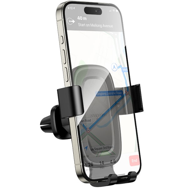 Car Holder Borofone Bh129 Follower, 6.1inch - 7inch, Black - Image 2