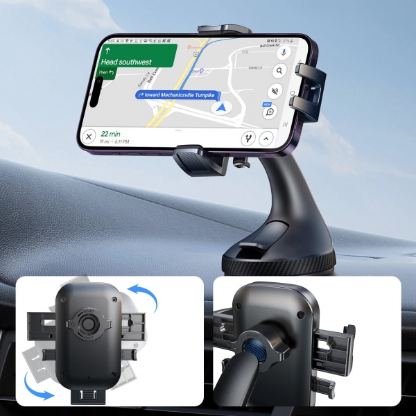 Car Holder Joyroom Jr-Ok6 Dash, 4.7inch - 6.8inch, Black - Image 2