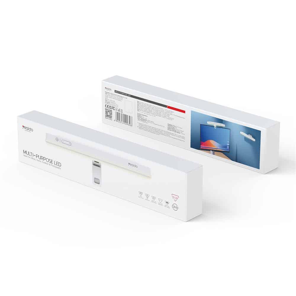 Yesido - Wireless Reading Light (dh11) - Type-C, 3600mah, Multi-Angle Adjustable, 5 Levels Of Brightness - White - Image 7