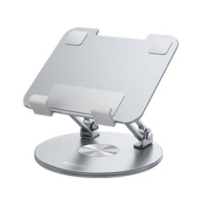 Yesdo - Desk Holder (c293) - For Tablet, Good Heat Releasing, Folding Design, Aluminum Alloy - Silver