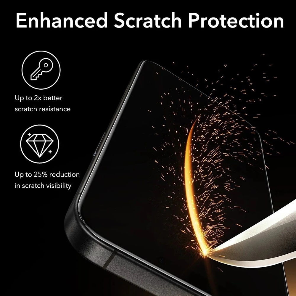 Esr - Corning Gorilla Glass Ultrafit Privacy™ (3 Pack) - Iphone 17 / Iphone 16 Pro - Black - Image 7