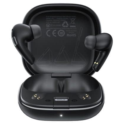 Acefast - Wireless Earbuds (w4) - In-Ear Tws, Bt V5.4, Enc Noise Cancelling, With Built-In Phone Stand, Ipx4, 350mah - Black