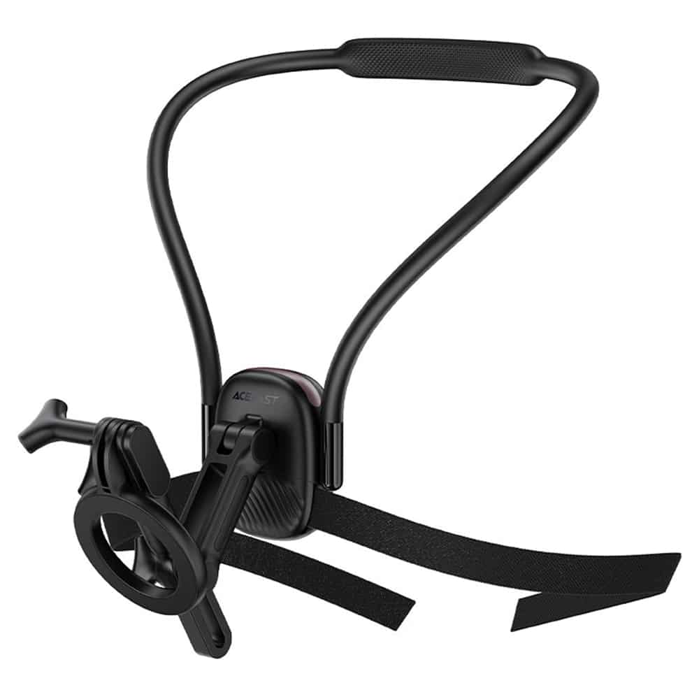 Acefast - Neck Phone Holder (e32) - Magnetic Grip For Gopro, Phone, 360° Adjustable, Secure Fit, Strong Magnets - Black - Image 5