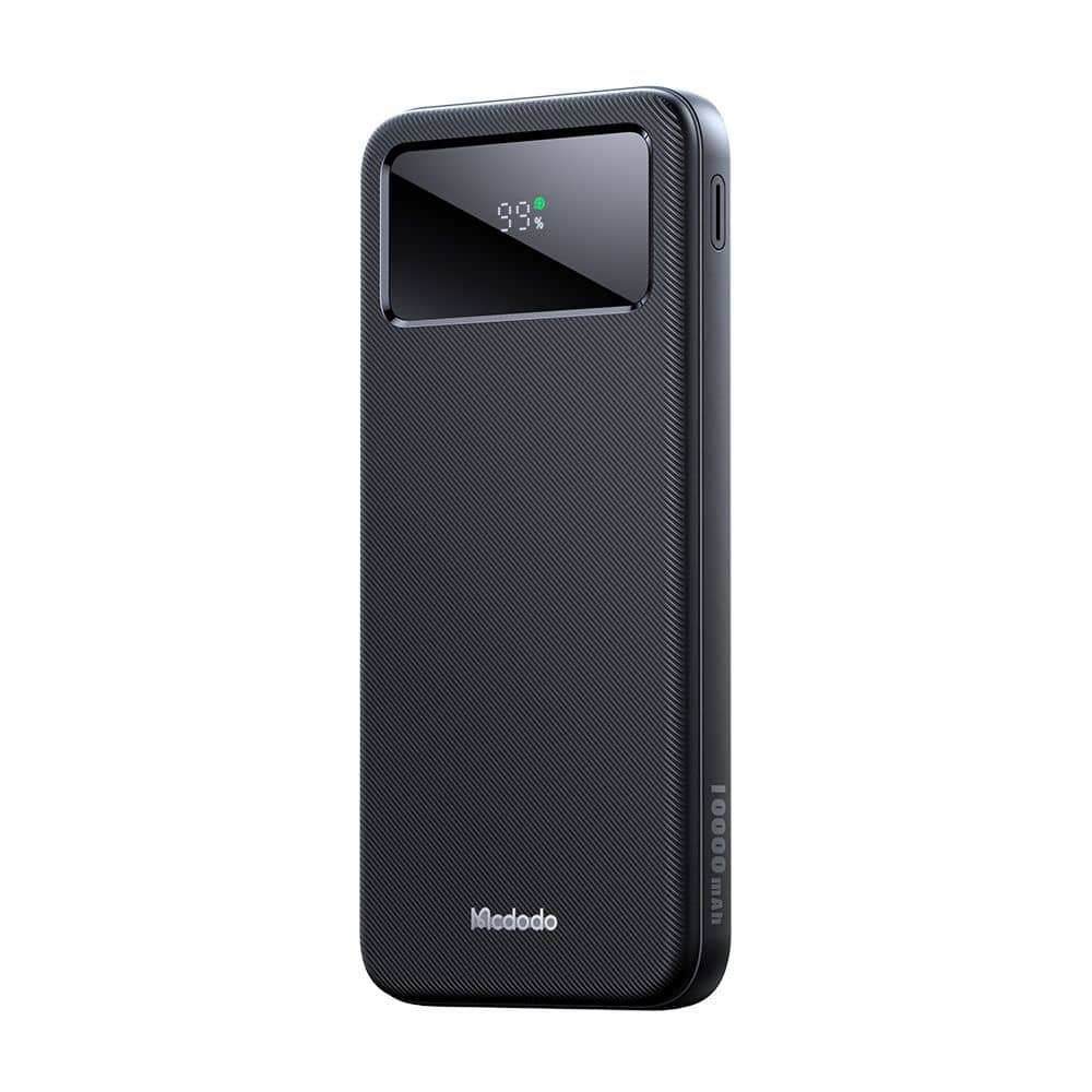 Mcdodo - Power Bank (mc-4220) - Type-C + 2x Usb-A Ports, 10000mah, 22.5w, Led Display - Black - Image 2