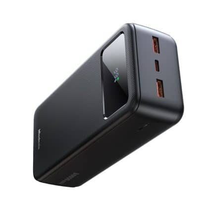 Mcdodo - Power Bank (mc-4240) - Type-C + 2x Usb-A Ports, 30000mah, 22.5w, Led Display - Black