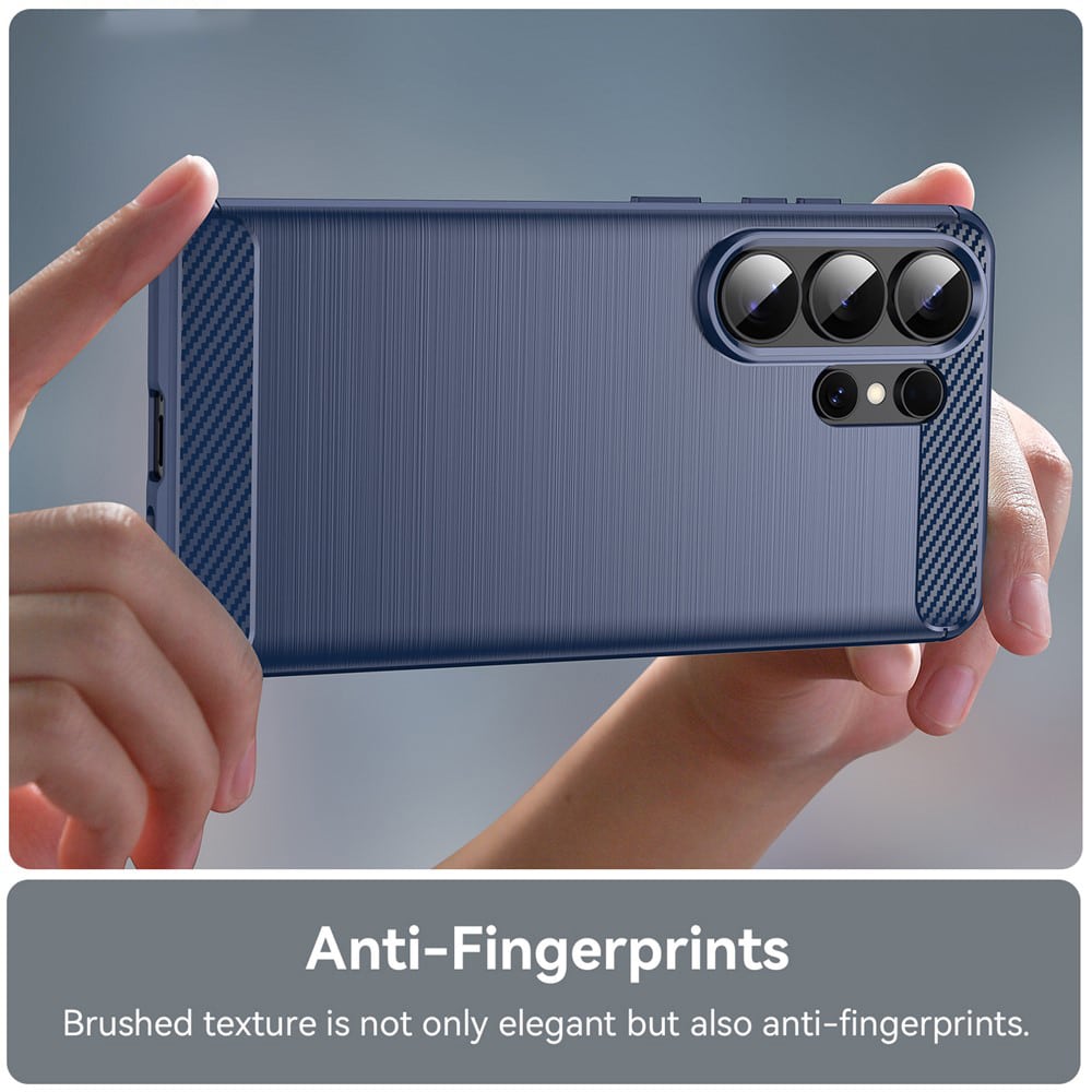 Techsuit Carbon Silicone - θήκη για Samsung Galaxy S26 Ultra - Μπλε - Image 2