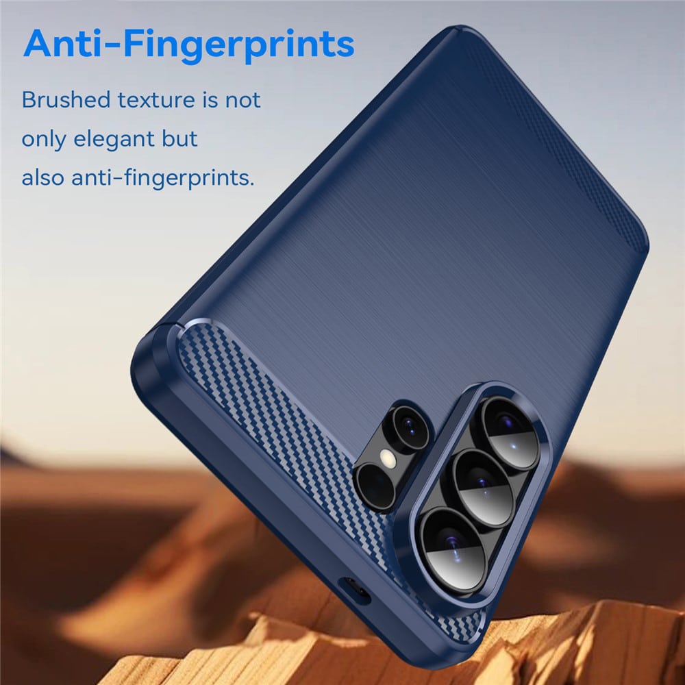 Techsuit Carbon Silicone - θήκη για Samsung Galaxy S26 Ultra - Μπλε - Image 4