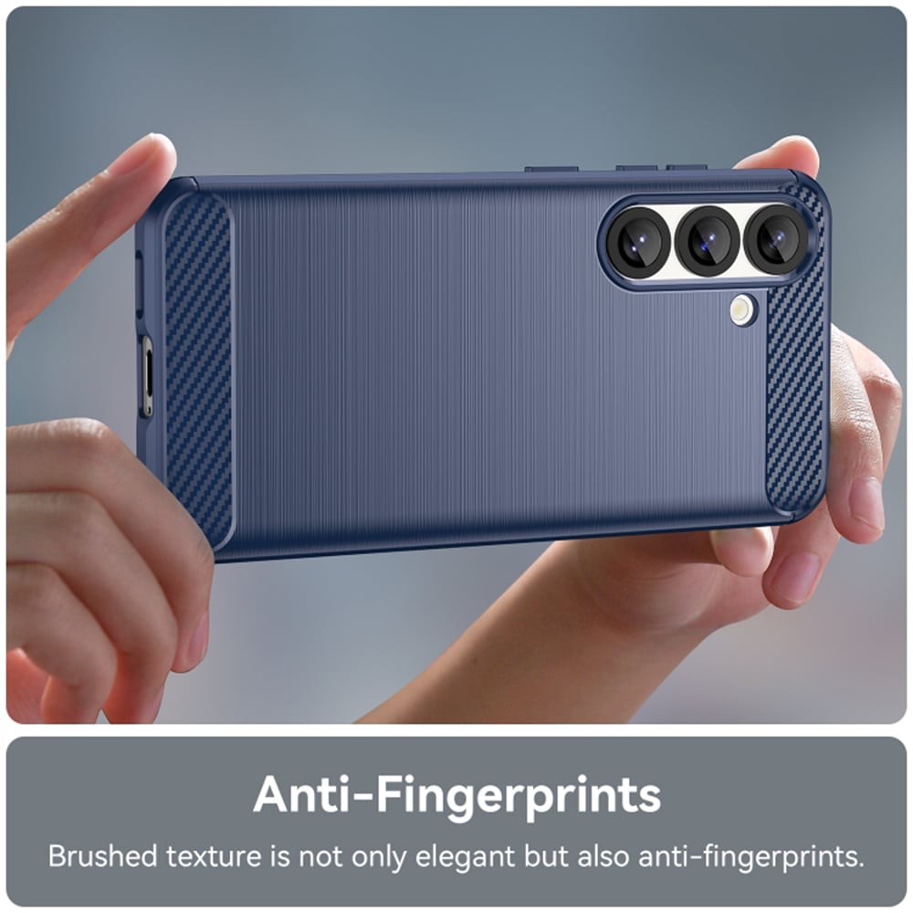 Techsuit Carbon Silicone - θήκη για Samsung Galaxy S26 - Μπλε - Image 3