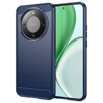 Techsuit Carbon Silicone - θήκη για Honor Magic8 Lite - Μπλε