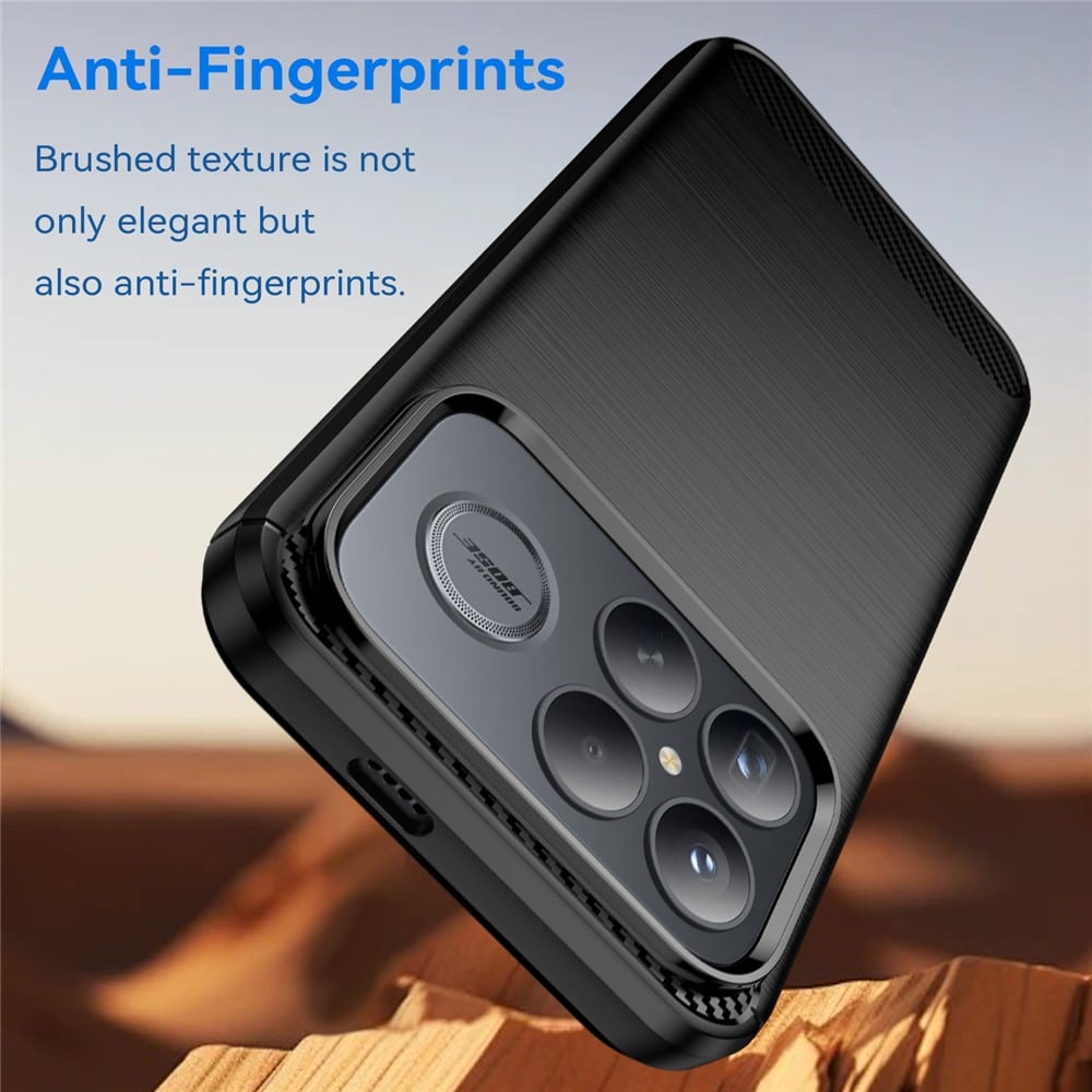 Techsuit Carbon Silicone - θήκη για Xiaomi Poco F8 Ultra - Μαύρο - Image 3